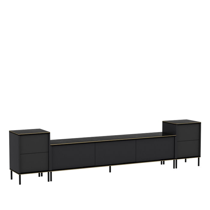 Hanah Home Mueble de TV Antracita Hanah Home Mueble de TV Antracita